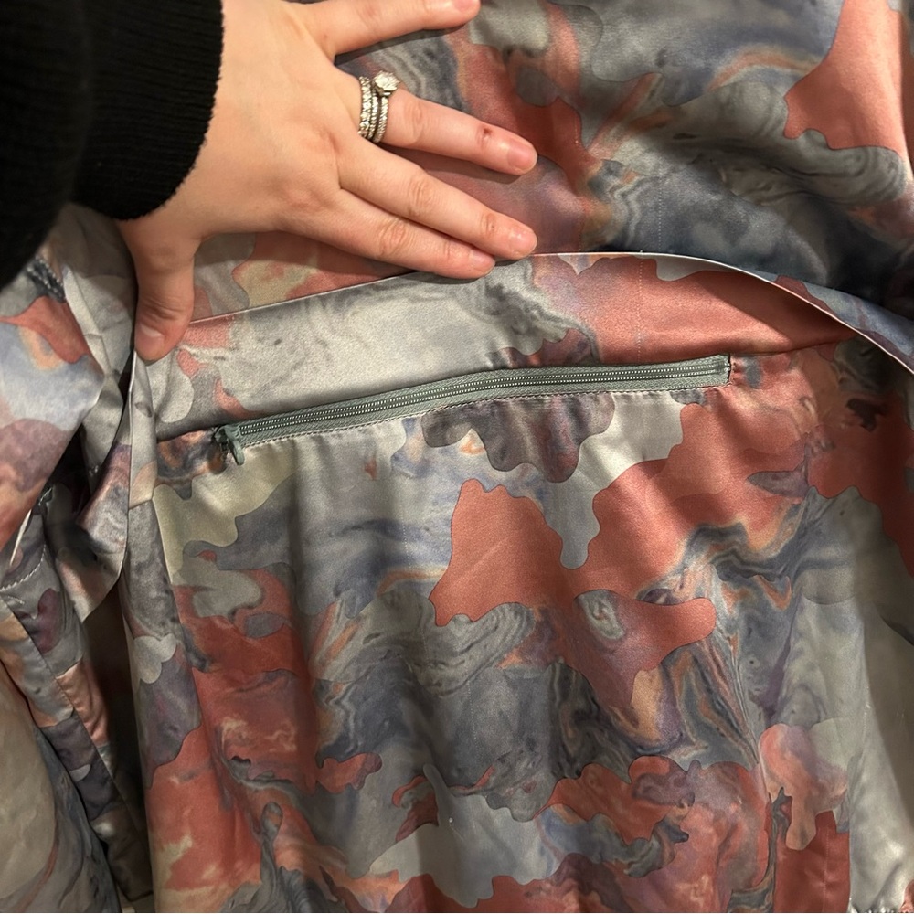 Adidas Oversized Marble Pullover Windbreaker M - image 6